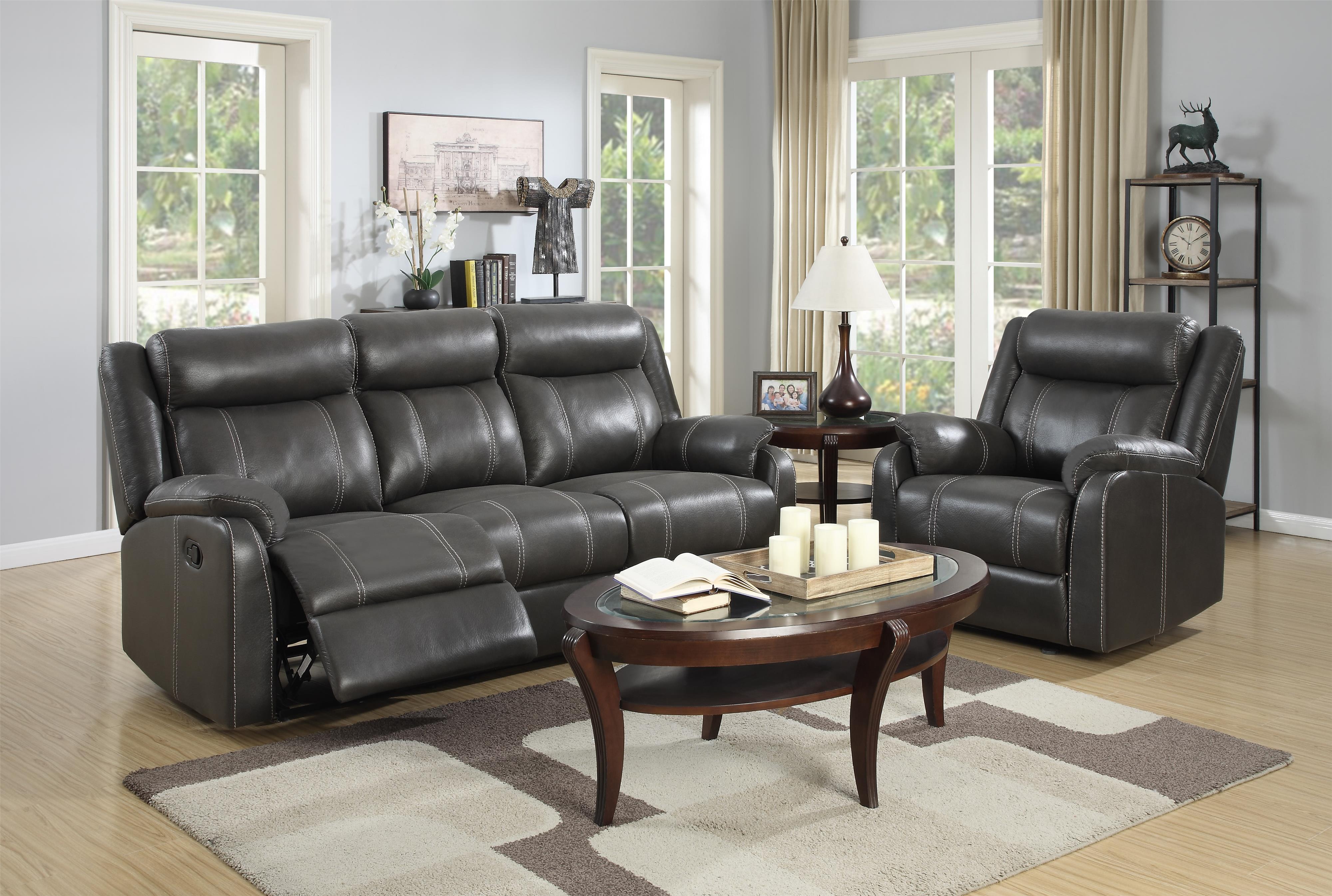 Klaussner domino reclining loveseat sale